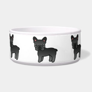 Écuelle Bouvier français bouledogue noir de dessin animé