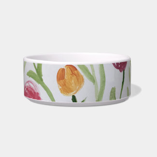 Écuelle Bowl avec animaux de compagnie au design floral jo