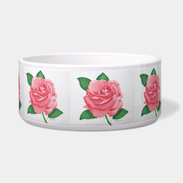 Écuelle Bowl de chien de passion rose (Gauche)