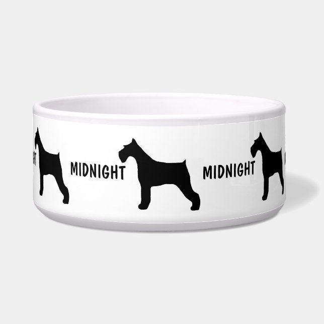 Écuelle Bowl de chien géant Schnauzer (Devant)