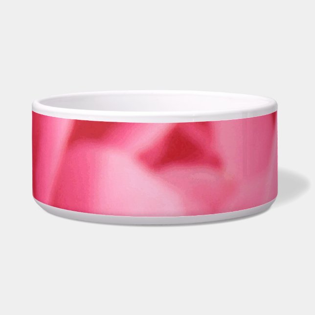 Écuelle Bowl de chien rose de Camellia (Devant)