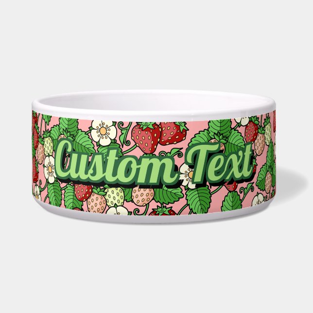 Écuelle Bowl Motif de la vigne de fraise (Devant)