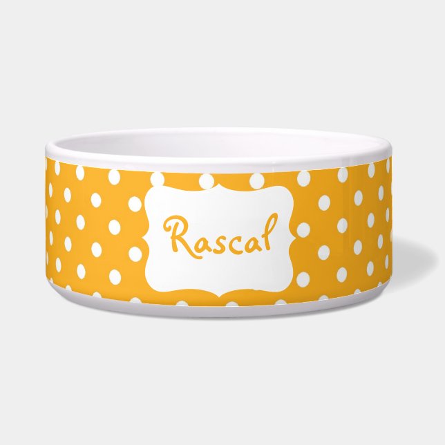 Écuelle Bowl Polka Pastel Orange (Devant)