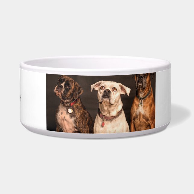 Écuelle "Boxer Dog personnalisées grand bol (Devant)