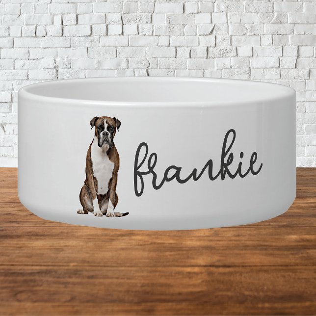 Écuelle Boxer personnalisées Boxer Dog Food Bowl (Créateur téléchargé)