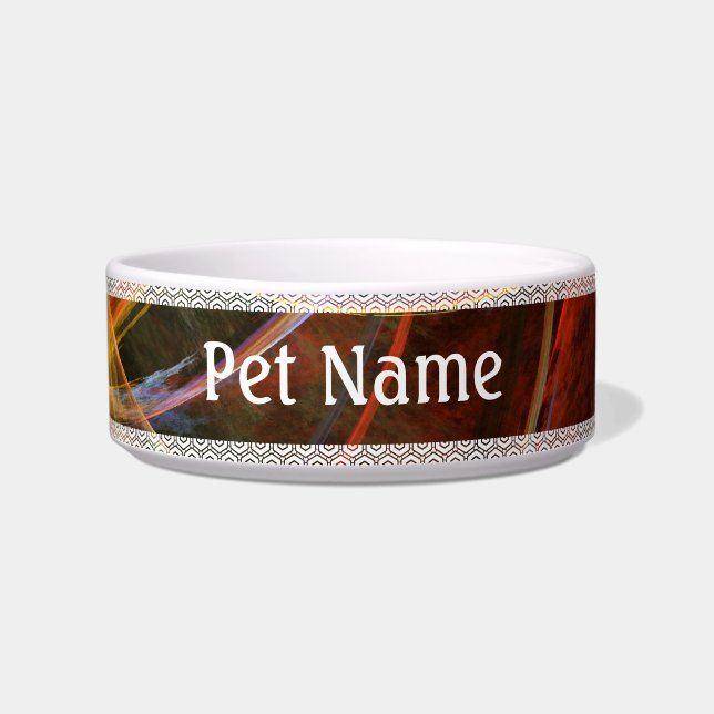 Écuelle Breaking the Circle Abstrait Art Cat Bowl (Devant)