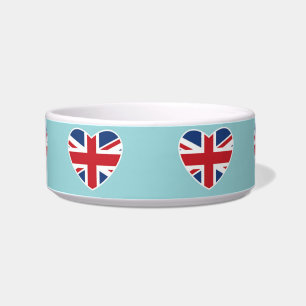 Écuelle British Hearts - Union Jack Light Blue