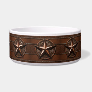Écuelle Brown Cowboy Rustique Western Country Texas Star