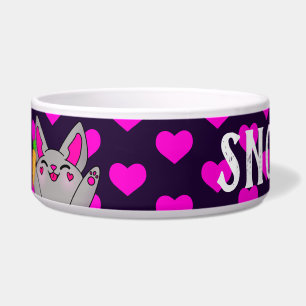Écuelle Bunny mignon sourire Carotte amusant Amour heureux