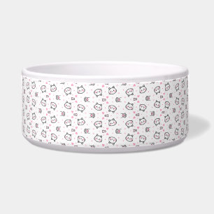 Écuelle Cadeau de chat   Motif de chat mignon Arrière - pl