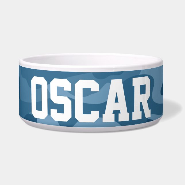 Écuelle Camo Monocolore Bleu Acier (Devant)