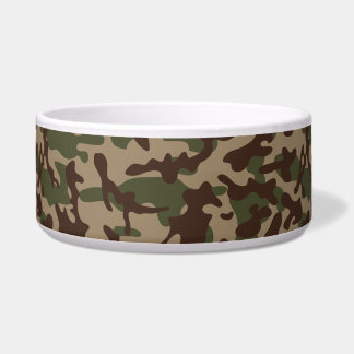 Écuelle Camouflage en bois profond