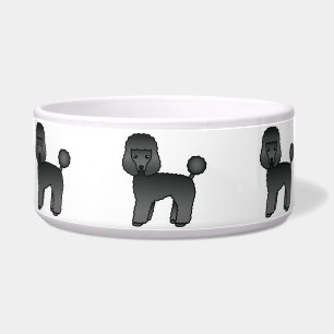 Écuelle Caniche jouet noir Chien de dessin animé mignon