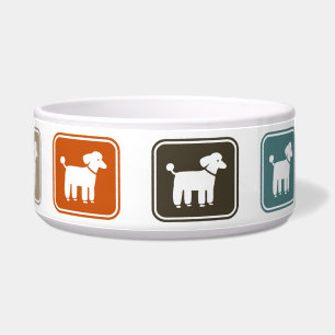 Écuelle Caniches - plat de chienchien de conception