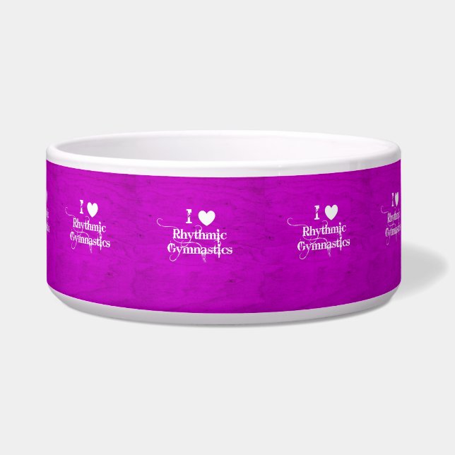 Écuelle capsule rhythmiic d'animal familier de gymnastique (Gauche)