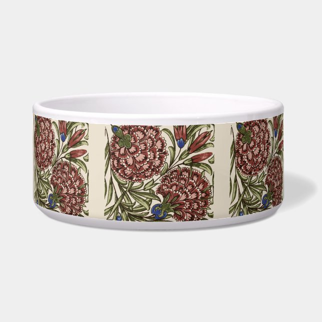 Écuelle Carreau de fleur d'œillet Art antique rustique De  (Devant)
