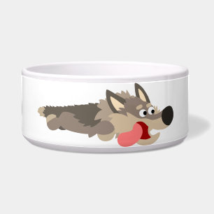Écuelle Cartographie de la Flotte mignonne Wolf Pet Bowl