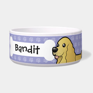 Écuelle Cartoon American Cocker Spaniel