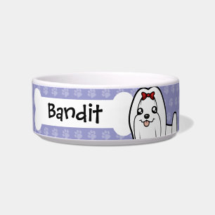 Écuelle Cartoon Maltese (show cut)
