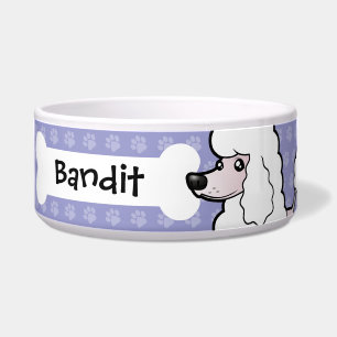 Écuelle Cartoon Standard/Miniature/Toy Poodle (show cut)
