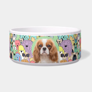 Écuelle Cavalier King Charles Personnalisé Photo & Nom