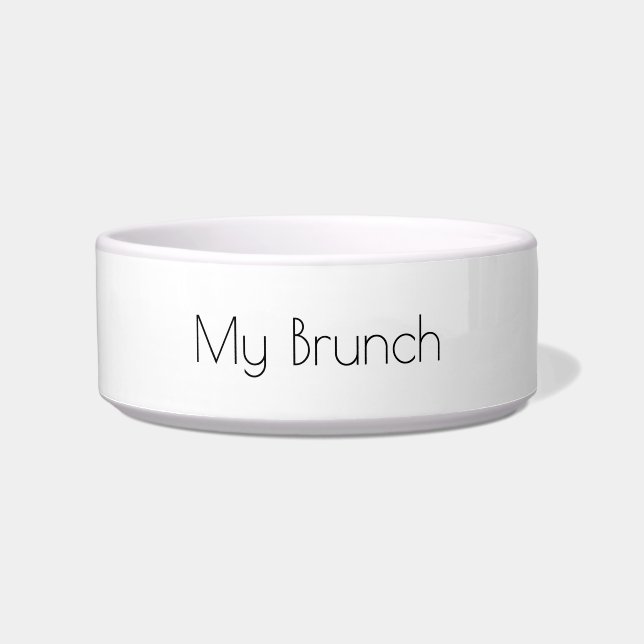 Écuelle Ceramic Pet Bowl My Brunch bol (Devant)