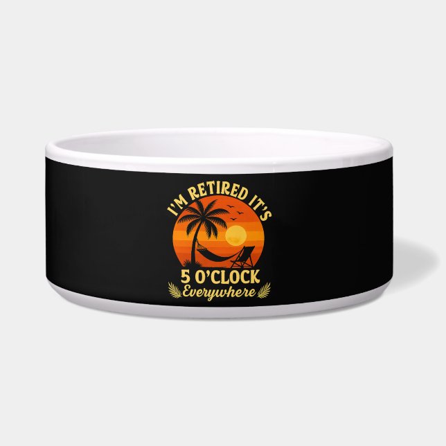 Écuelle C'est 5 Heures Partout Été Tropical Retraité (Devant)