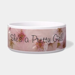 Écuelle C'est une Preety Girl Pink Dog bowls d'eau
