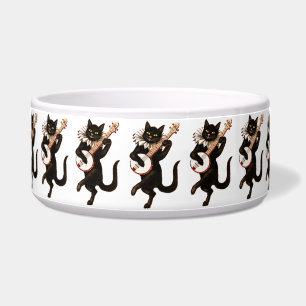Écuelle chanson et danse chat nourriture bowl