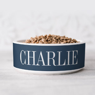 Écuelle Charlie Classic Nom Monogramme Marine