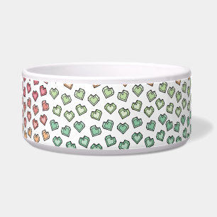 Écuelle Charming Pastel Rainbow Gemstone Heart Motif
