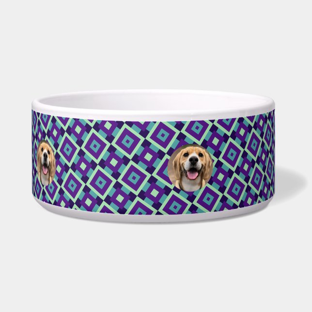 Écuelle Chat-cadeau Amoureux des chiens Monogrammé tendanc (Droite)