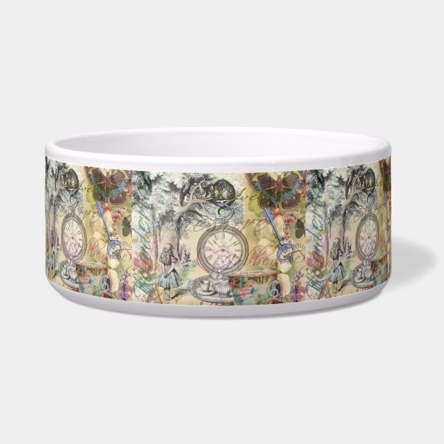 Écuelle Chat du Cheshire Alice au Pays des Merveilles Clas (Devant)