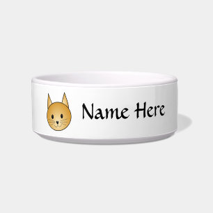 Écuelle Chat. Kitty. mignon de gingembre