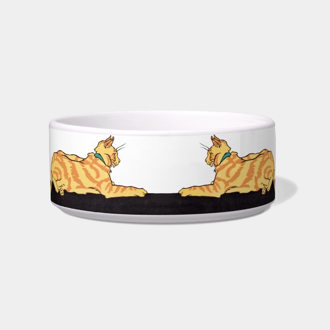 Écuelle Chat rayé au gingembre  (Devant)