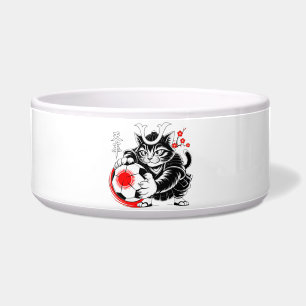 Écuelle Chat Samouraï Élégant - Pour Votre Petit Guerrier