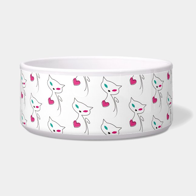 Écuelle chat solitaire (Devant)