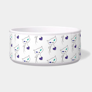 Écuelle chat solitaire