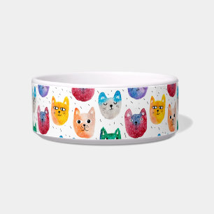 Écuelle Chats aquarelles et amis