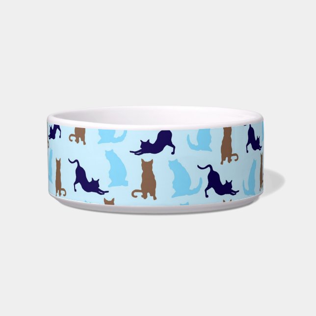 Écuelle Chats bleus et Brown (Devant)