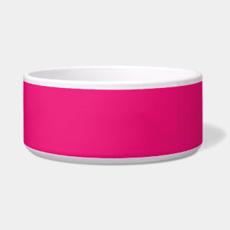 Écuelle Chaud rose fuchsia grand bol pour animal de compag