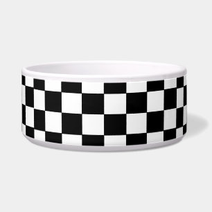 Écuelle Checkered noir et blanc