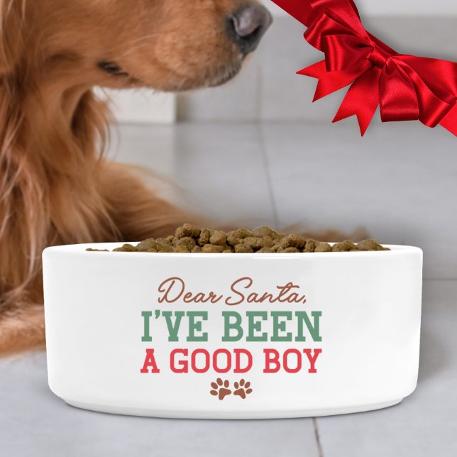Écuelle Cher Père Noël, j'ai été un bon chien (Créateur téléchargé)