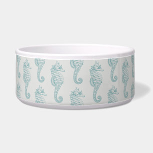 Écuelle Chevaux de mer tropicaux, Motif hippocampe - gris