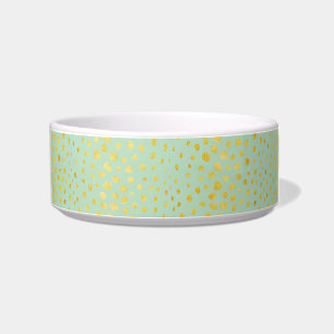 Écuelle Chic menthe faux or parties scintillant cheetah im