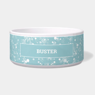 Écuelle Chien animal de compagnie de Noël Bol Personnali