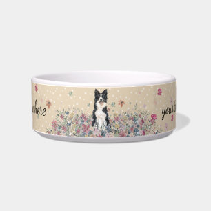 Écuelle Chien Border Collie avec des pattes