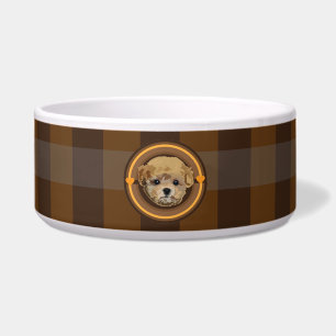 Écuelle Chien Chien Toy Poodle (marron)