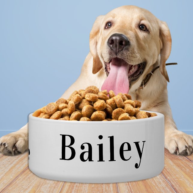 Écuelle Chien classique simple Personnalisé Animaux de com (Créateur téléchargé)