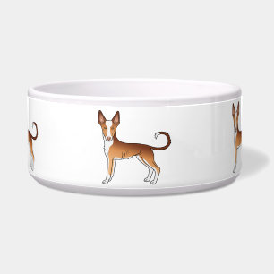 Écuelle Chien de chasse ibicenc Rouge & Blanc à poil ras C